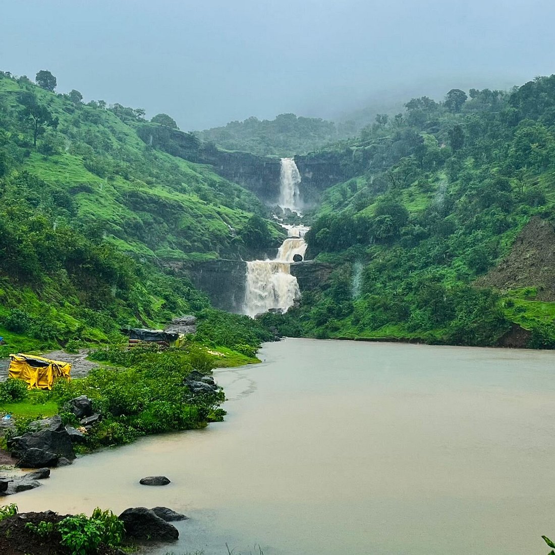 Bhavali Dam Igatpuri Maharashtra monsoon scenic